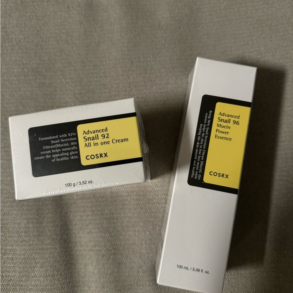 COSRX Skincare snail mucin cream and snail mucin essence DUO SET NEW